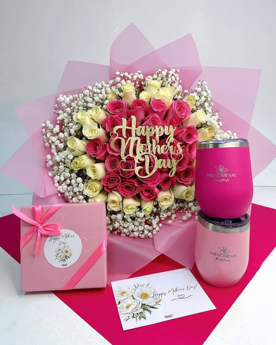 Phenomenal Mama luxury Mother's gift set - Premium flower delivery Nairobi CBD, Westlands, Karen | Whispers Floral Gifts