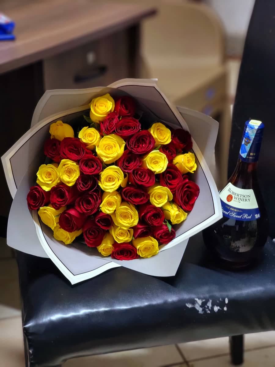 Bloom & Bliss flower bouquet - Premium flower delivery Nairobi CBD, Westlands, Karen | Whispers Floral Gifts