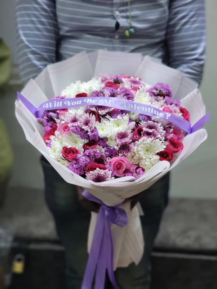 Romantic Flower bouquet - Premium flower delivery Nairobi CBD, Westlands, Karen | Whispers Floral Gifts