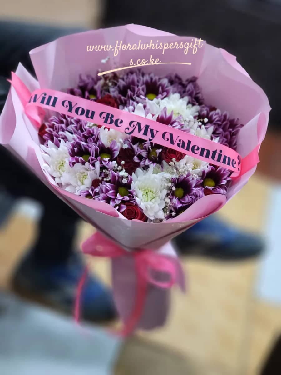 Be My Valentine bouquet - Premium flower delivery Nairobi CBD, Westlands, Karen | Whispers Floral Gifts
