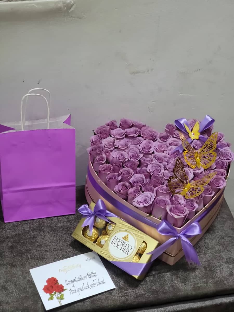 Endless Romance Rose Box - Premium flower delivery Nairobi CBD, Westlands, Karen | Whispers Floral Gifts