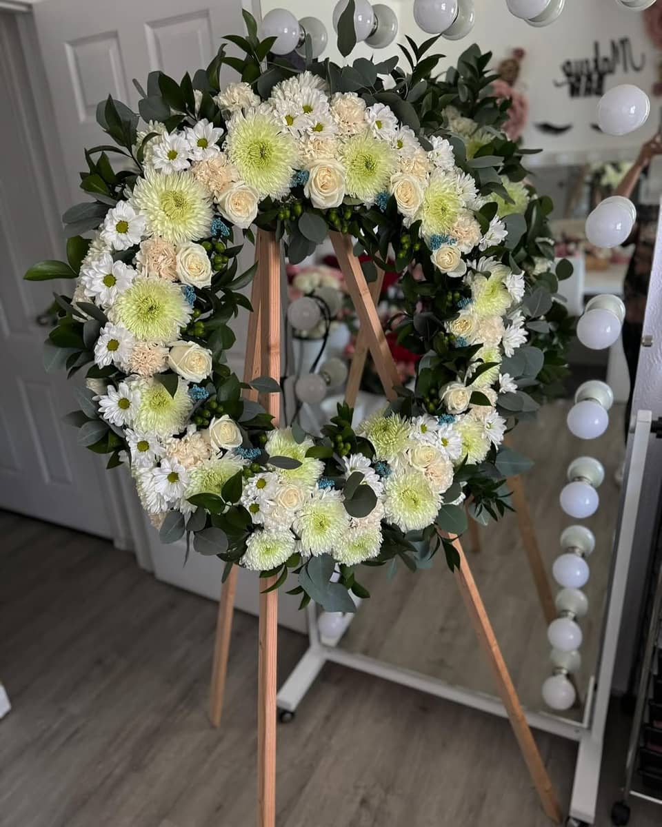 Round shaped Wreath — flowers delivered in Nairobi by Floral Whispers Gifts