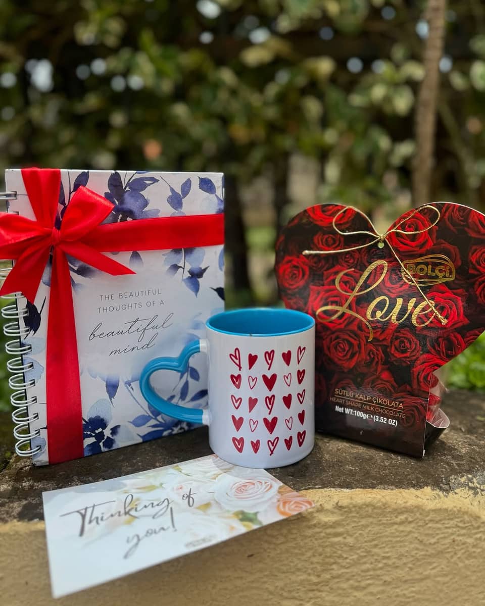 Love Notes moment Gift set — flowers delivered in Nairobi by Floral Whispers Gifts
