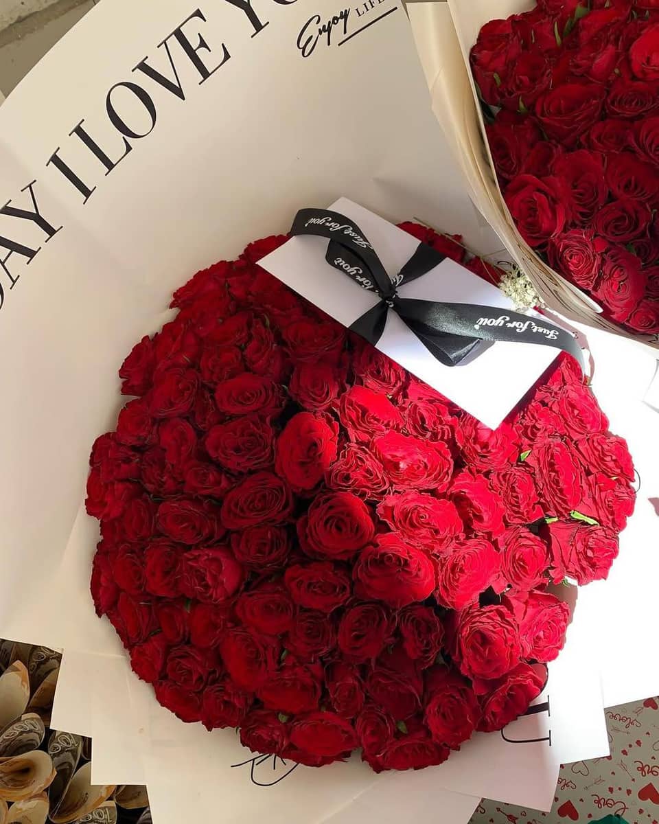 Amor Red Roses flower bouquet — flowers delivered in Nairobi by Floral Whispers Gifts