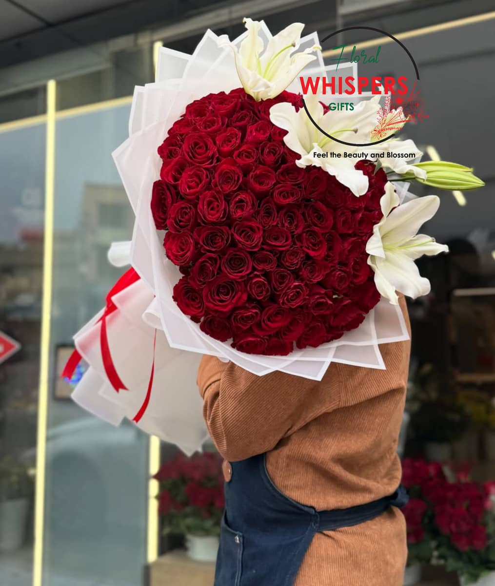 Forever Yours Luxury Bouquet — flowers delivered in Nairobi by Floral Whispers Gifts