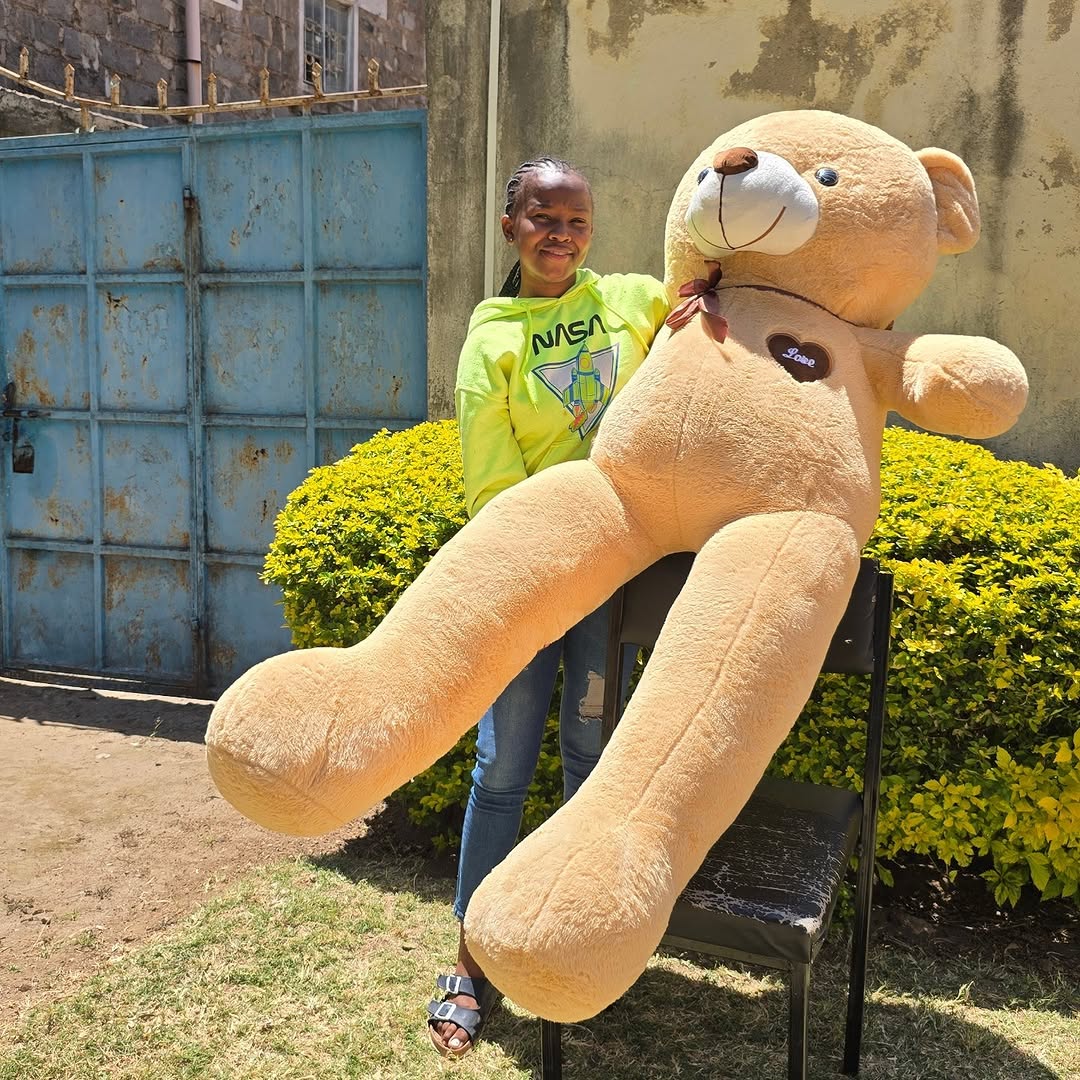 Marshmallow Teddy bear — teddy bears delivered in Nairobi by Floral Whispers Gifts